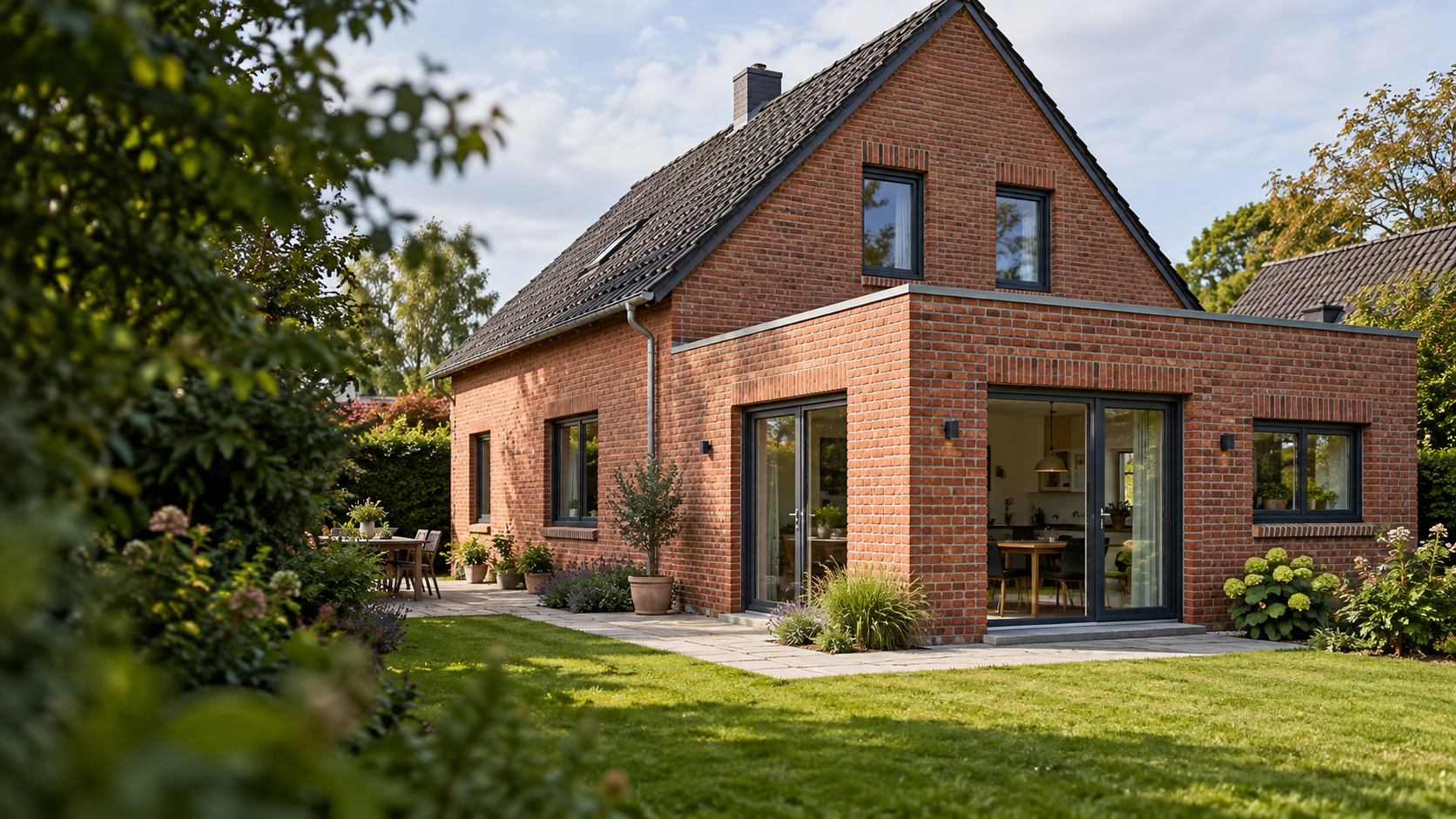 Modernes Einfamilienhaus mit klarer Architektur